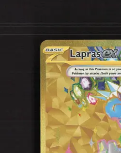 Lapras ex 164 Scarlet & Violet Full Art Black Star Promo Holo Pokemon Card NM - Image 3