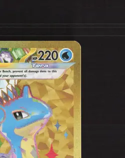 Lapras ex 164 Scarlet & Violet Full Art Black Star Promo Holo Pokemon Card NM - Image 4