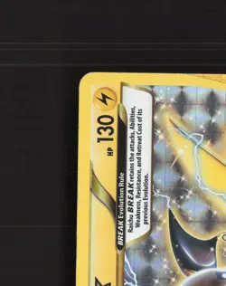 Raichu BREAK 50/162 BREAKthrough Full Art Ultra Rare Holo Pokemon Card LP - Image 3