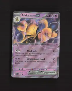 Alakazam ex 050 Scarlet & Violet Black Star Promo Holo Pokemon Card NM - Image 1