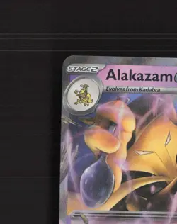 Alakazam ex 050 Scarlet & Violet Black Star Promo Holo Pokemon Card NM - Image 3