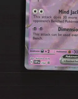 Alakazam ex 050 Scarlet & Violet Black Star Promo Holo Pokemon Card NM - Image 5