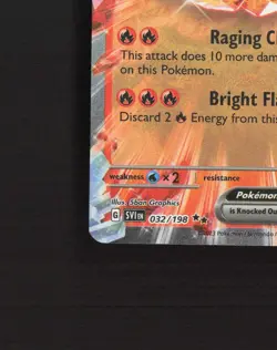 Arcanine ex 032/198 Scarlet & Violet Ultra Rare Holo Pokemon Card LP+ - Image 5