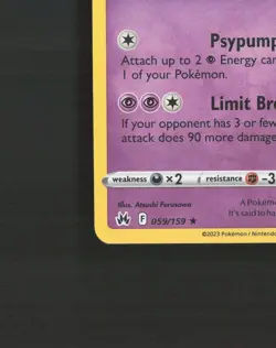 Mewtwo 059/159 Crown Zenith Holo Rare Pokemon Card NM - Image 5