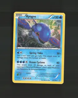 Kyogre 53/160 Primal Clash Cracked Ice Holo Rare Pokemon Card LP - Image 1
