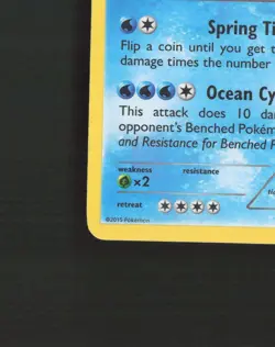 Kyogre 53/160 Primal Clash Cracked Ice Holo Rare Pokemon Card LP - Image 5