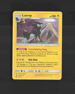 Luxray 48/156 Ultra Prism Rare Holo Pokemon Card LP - Image 1