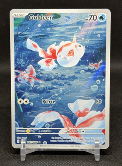 Goldeen Illustration Rare Full Art Card 087/084 Pokemon Pitch Black TCG - Image 1