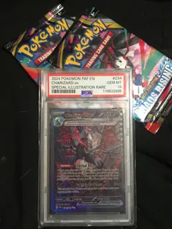 CHARIZARD EX psa 10 pokemon card + bouns items - Image 3
