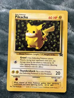 Pokemon "Ivy" PIKACHU Card BLACK STAR PROMO Set #1 Wizard of the Coast League LP - Image 1