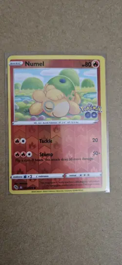 Numel Peelable Ditto Reverse Holo Pokemon Go TCG Card 013/078 Unpeeled - Image 1