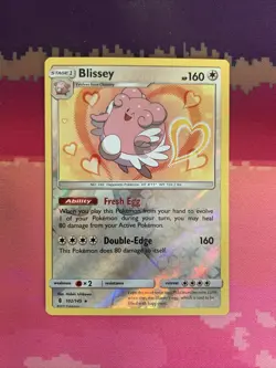 Pokemon Card Blissey Guardians Rising Reverse Holo Rare 102/145 Near Mint - Image 1
