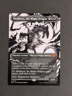 MTG Card - 1x Skithiryx the Blight Dragon - March of the Machines NM Showcase - Image 2