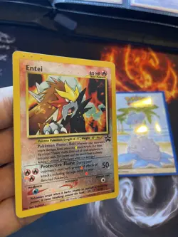 Entei 34 - Black Star Pomo - Reverse Holo Pokemon Card - 119 🔥LP Condition - Image 1