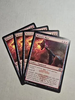 METEORIC MACE x4 mtg NM-M Modern Horizons 3 Unc - Image 1