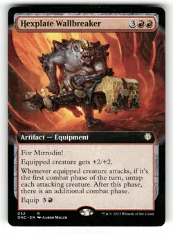 Hexplate Wallbreaker LP Commander: Phyrexia: All Will Be One 52 MTG Regular - Image 1