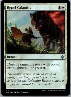 Repel Calamity (U) #27 Foil Bloomburrow MTG NM - Image 1