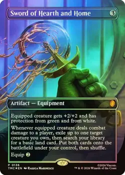 1X NM Sword of Hearth and Home Borderless Foil Teenage Mutant Ninja Turtles - Image 1