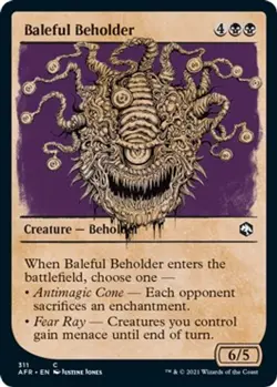 NM Foil - Baleful Beholder (Showcase) [AFR - 311] Adventures in the Forgotten... - Image 1