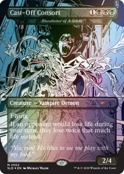 🌟Cast-Off Consort Bloodletter of Aclazotz FOIL MTG D&D Secret Lair 🌟 - Image 2