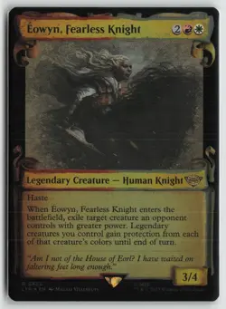 Eowyn, Fearless Knight (Showcase Scrolls) LP Foil 652 Lord of the Rings MTG - Image 1