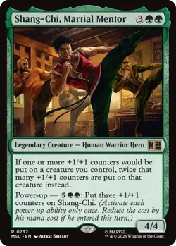 Foil - Shang-Chi, Martial Mentor - 732 - Commander: Marvel Super Heroes - NM - Image 1