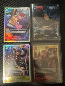 One Piece 9 Cards Lot TCG Card Game rare & Uncommons Near Mint ENGLISH - Image 1