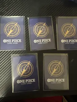 One Piece 9 Cards Lot TCG Card Game rare & Uncommons Near Mint ENGLISH - Image 3