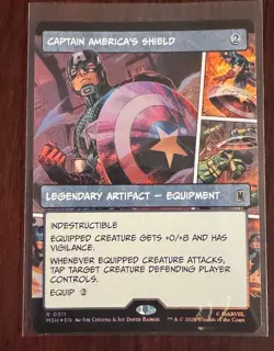 Captain America's Shield (Borderless) (0311) Marvel Super Heroes Foil - Image 1