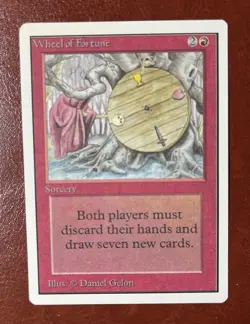 WHEEL OF FORTUNE 1993 UNLIMITED Magic the Gathering - Image 1