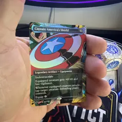 Captain America's Shield (Borderless) (0317) Marvel Super Heroes Foil - Image 3