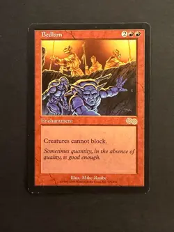 Bedlam Urza's Saga LP/MP MTG Magic the Gathering j - Image 1