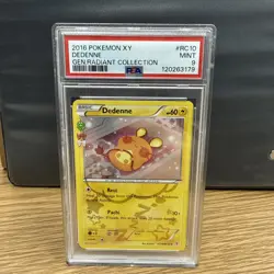 Pokemon TCG Dedenne Radiant Collection Holo Card #RC10/RC32 XY Generations - Image 1
