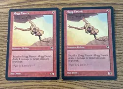 X2 MTG Mogg Fanatic Tempest Common Regular MAGIC THE GATHERING - Image 1