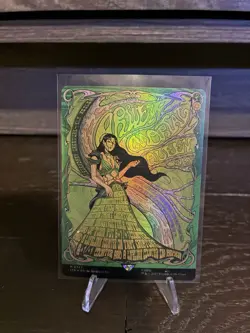 Arwen Mortal Queen (Borderless Poster Foil) Lord of the Rings - MTG-NM - Image 1