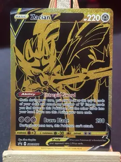 Zacian V SWSH076 SWSH: Sword & Shield Promo Cards Holo - Image 1