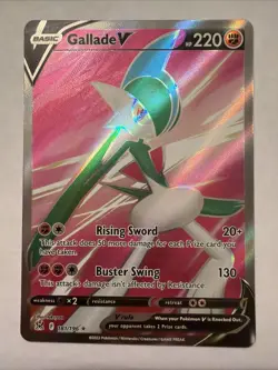 Pokemon Gallade V 181/196 Lost Origin Ultra Rare - Image 1