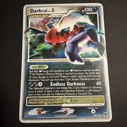 DARKRAI LV.X 2008 POKEMON GREAT ENCOUNTERS #104/106 HOLO ULTRA RARE Q7035 - Image 1