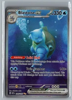Blastoise ex 200/165 Special Illustration Rare 151 Pokemon Holo Near Mint - Image 1