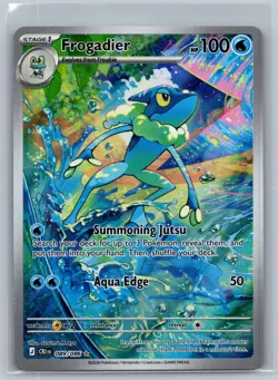Frogadier 089/086 Holo Illustration Rare Chaos Rising Pokemon Near Mint - Image 1