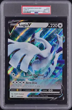 2023 POKEMON SWSH BLACK STAR PROMO LUGIA V #301 - JUMBO PSA 10 - Image 1
