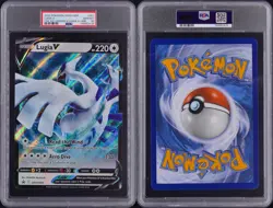 2023 POKEMON SWSH BLACK STAR PROMO LUGIA V #301 - JUMBO PSA 10 - Image 3