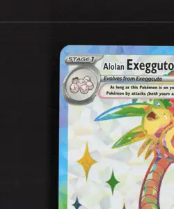 Alolan Exeggutor ex 225/191 Surging Sparks Full Art Ultra Rare Pokemon Card NM - Image 3