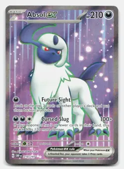 Absol ex 214/197 Ultra Rare Obsidian Flames Pokemon Holo NM - Image 1