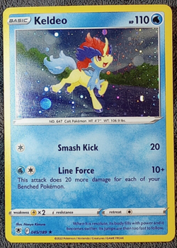 Pokemon -Keldeo - (Cosmos Holo) - 045/189 - Astral Radiance - NM/M - Image 1