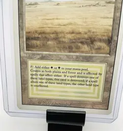 MTG Revised Savannah Card Lightly Played - Image 2