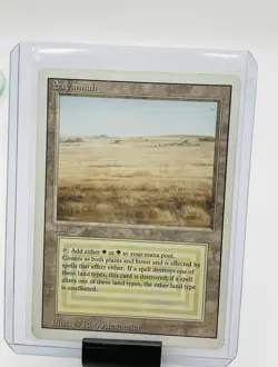 MTG Revised Savannah Card Lightly Played - Image 4
