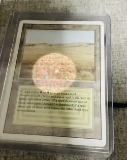 MTG Revised Savannah Card Lightly Played - Image 5