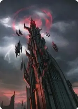 Barad-dur Art Card x1 - Art Series: The Lord of the Rings: Tales of Middle Earth - Image 1