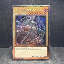 *** DARK MAGICIAN *** ALTERNATE ART PLATINUM SECRET RARE RA04-EN106 MVP1 YUGIOH! - Image 1